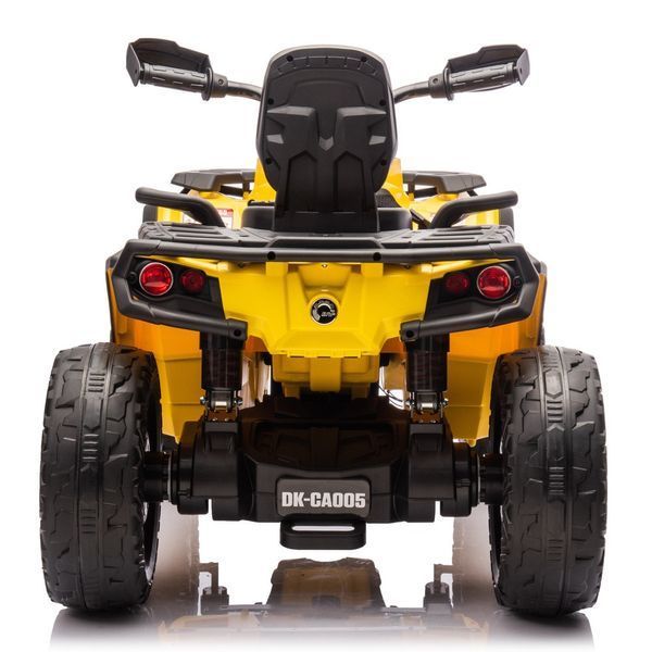 Электрический квадроцикл 4x4 Can-Am Outlander Yellow CA005/3 фото