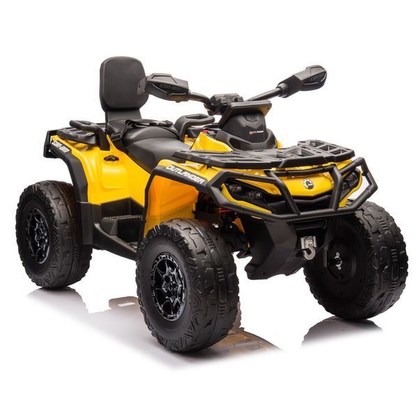 Электрический квадроцикл 4x4 Can-Am Outlander Yellow CA005/3 фото