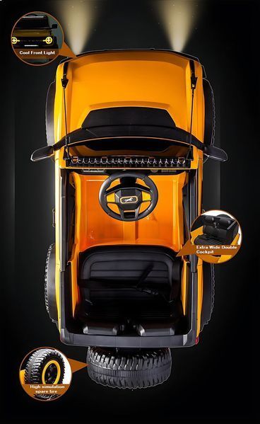 Электромобиль JE-291 Yellow  RT5RR/3 фото