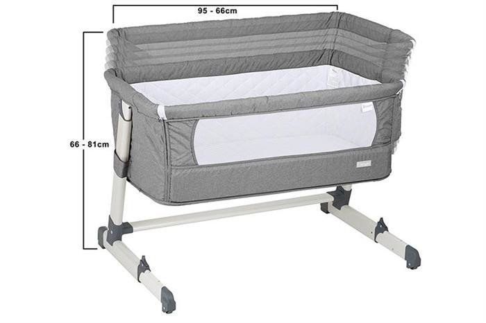 Pătuc 2 &icirc;n 1 BabyGo Together Gray BGO-4602 foto
